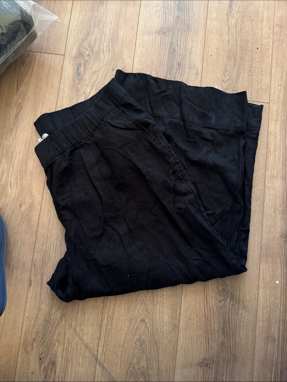 GAP Cropped Wide Leg Black Women's Pants